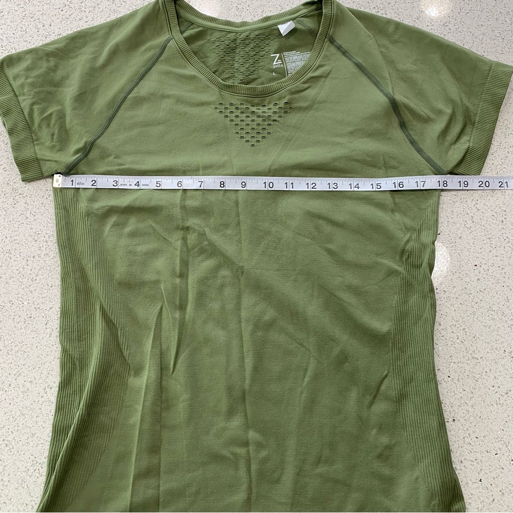 Z by Zella Short Sleeve Athletic Top size L - Picture 3 of 6